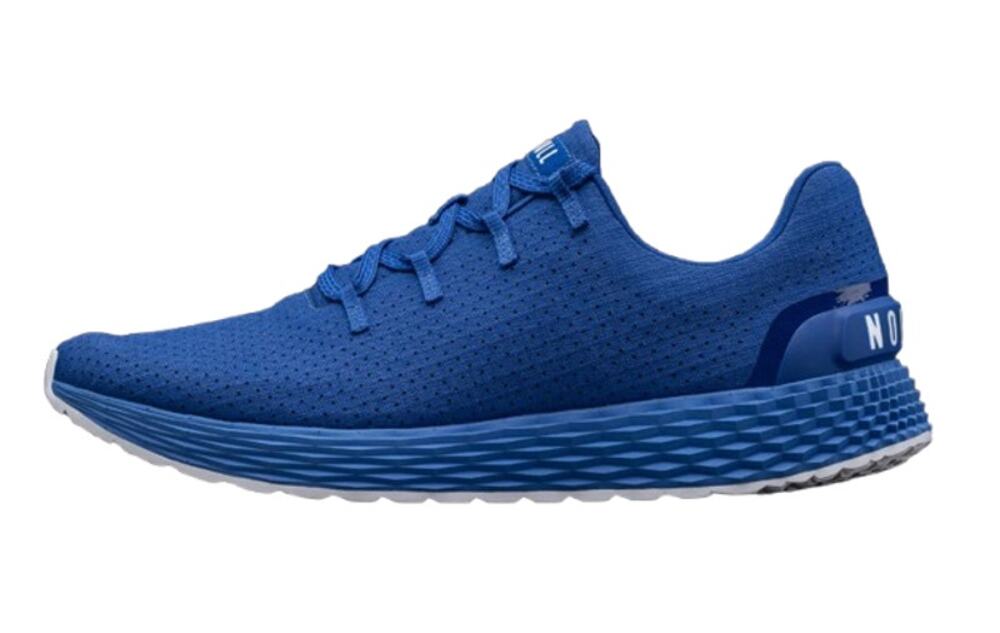 NoBull Ripstop Runner Sneakers Perforated Athletic Low Top Lace Up Blue M7 W8.5